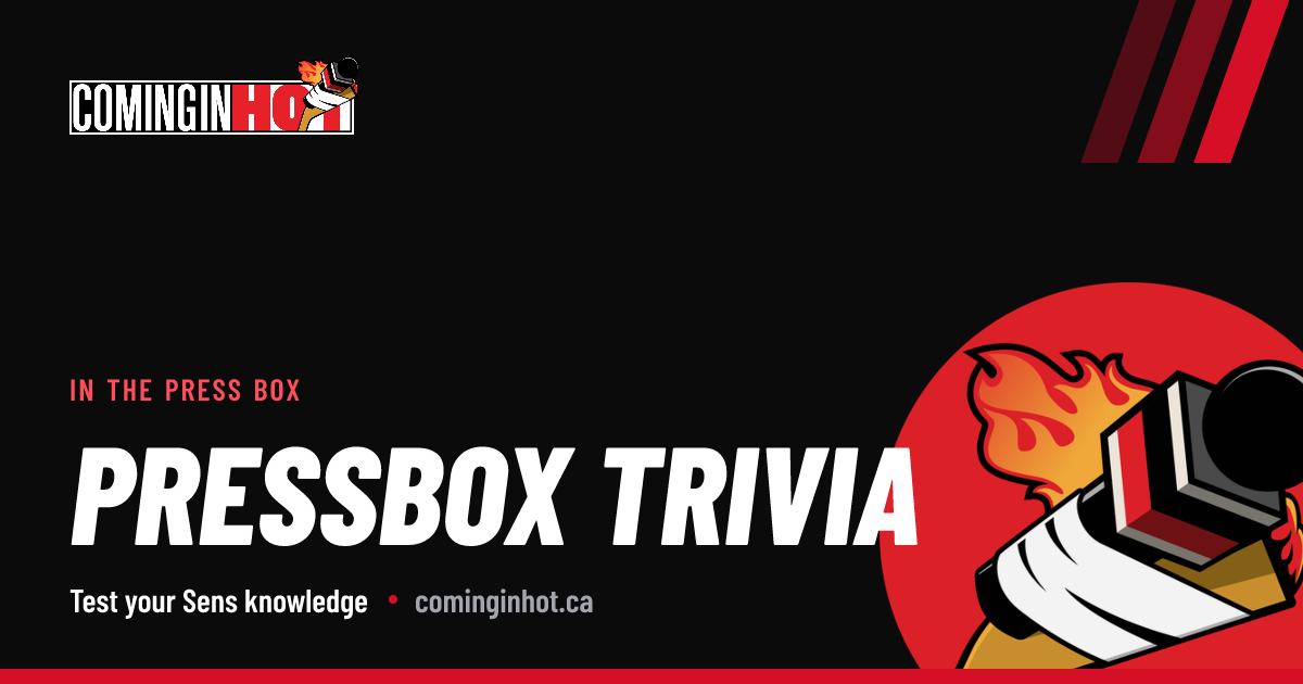 Pressbox Trivia | Coming In Hot